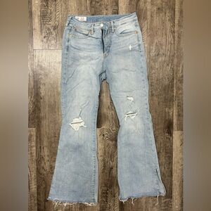 Gap 70s flare, high-rise jeans